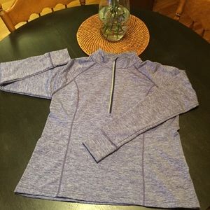 Lucy Quarter-Zip Purple Tech Jacket